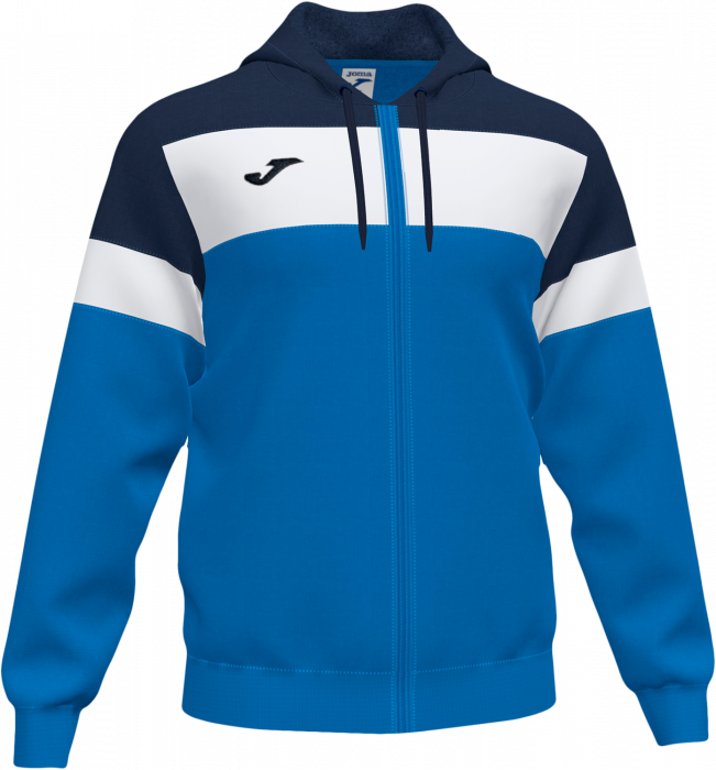 Joma - Crew Iv Hættetrøje Med Lynlås - blå & sort