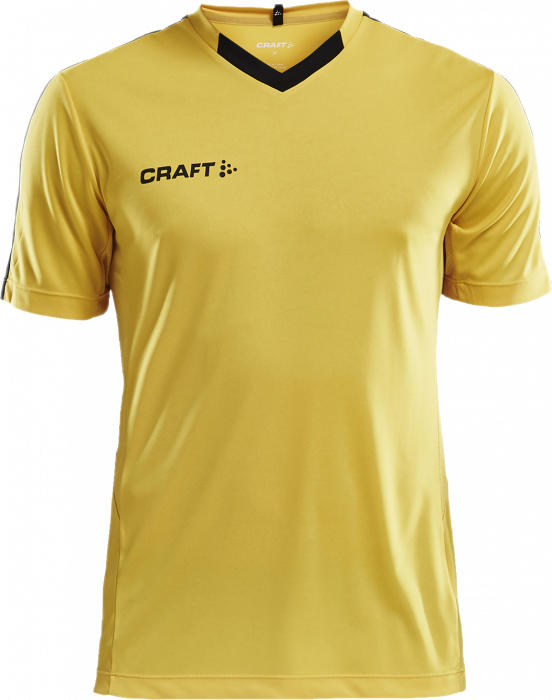 Craft - Progress Contrast Jersey Junior - Gul & svart