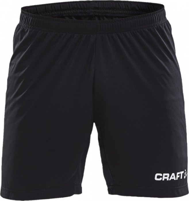 Craft - Progress Contrast Shorts Kids - Nero & rosso