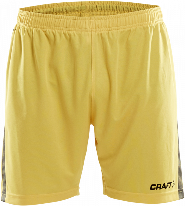 Craft - Pro Control Shorts Youth - Jaune & noir