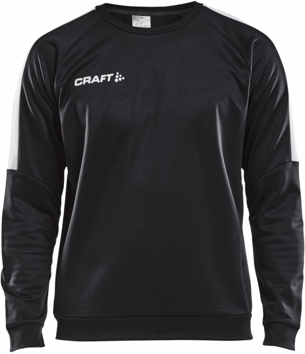 Craft - Progress R-Neck Sweather Junior - Sort & hvid