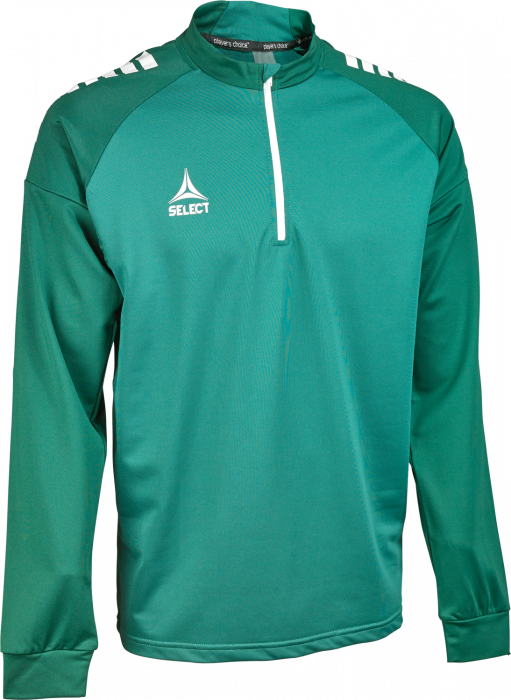 Select - Spain V25 Half-Zip Training Jacket - Verde & branco