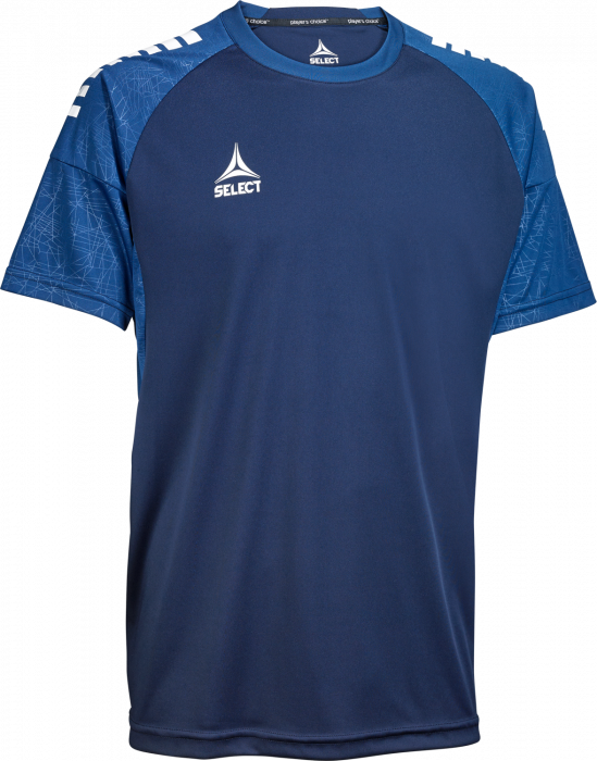 Select - Spain V25 Player Shirt S/S - Marineblau & weiß